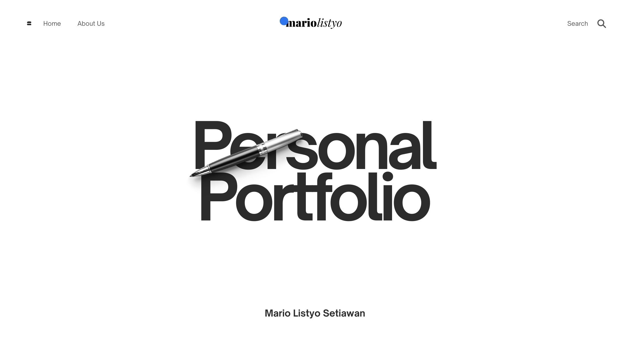 Portfolio slide 1 of 24 — Mario Listyo Setiawan