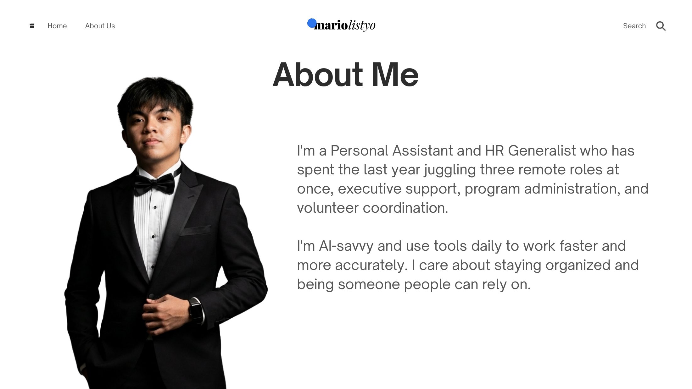 Portfolio slide 2 of 24 — Mario Listyo Setiawan