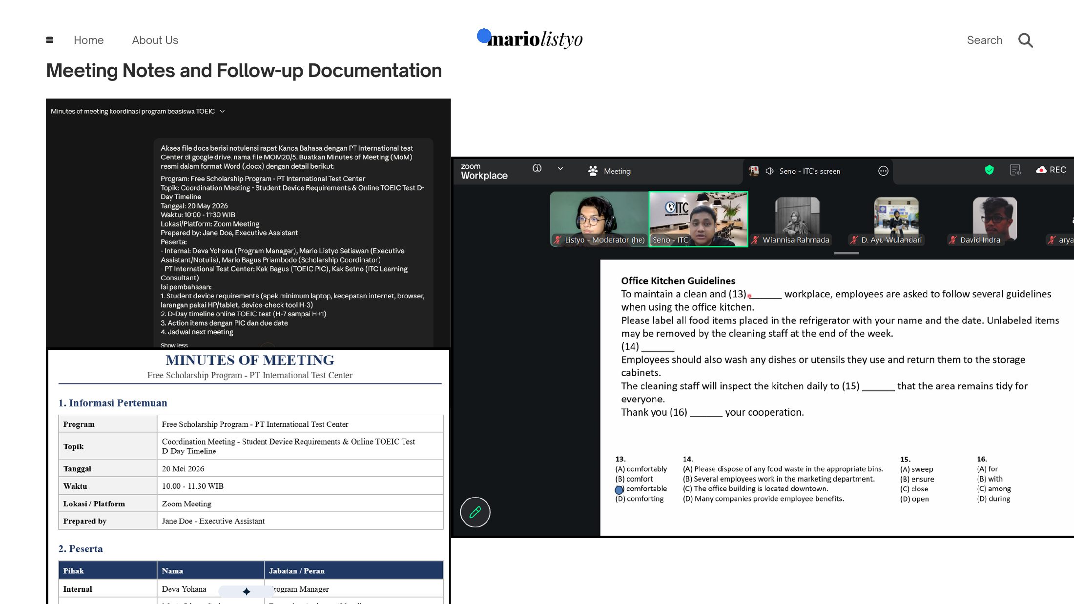 Portfolio slide 20 of 24 — Mario Listyo Setiawan